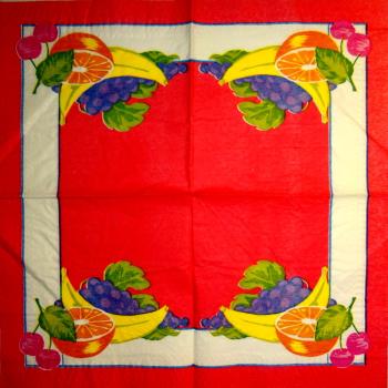 102 Lemons,  Oranges - 3-ply (red)